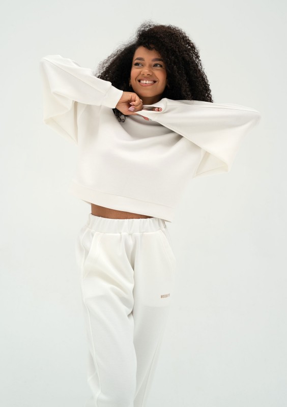 Chase - Bluza z kapturem Ecru