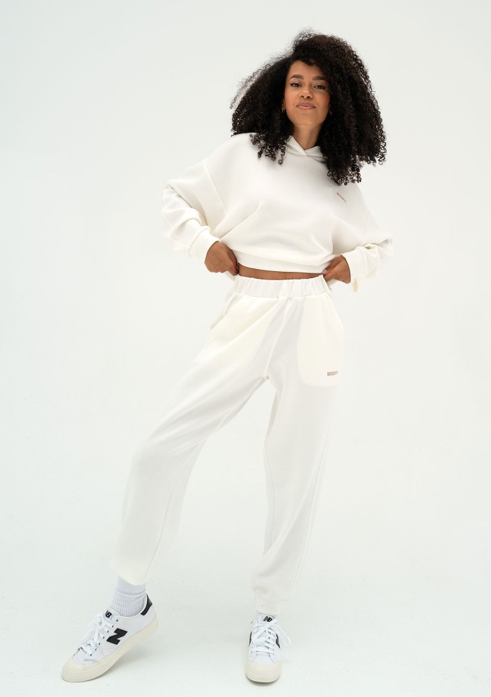 Chase - Bluza z kapturem Ecru