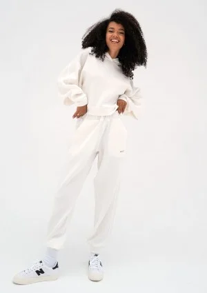 Chase - Ecru rayon hoodie