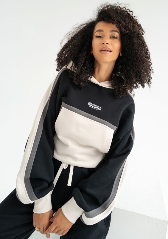 Fame - Bluza z kapturem Black