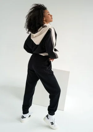 Fame - Sweatpants with strings Black