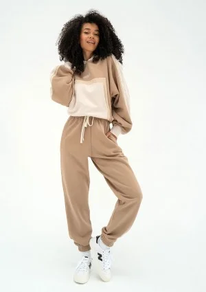 Fame - Sweatpants with strings Beige