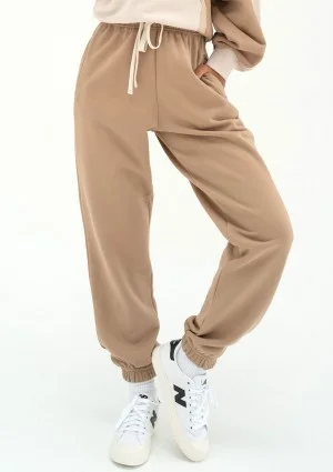 Fame - Sweatpants with strings Beige