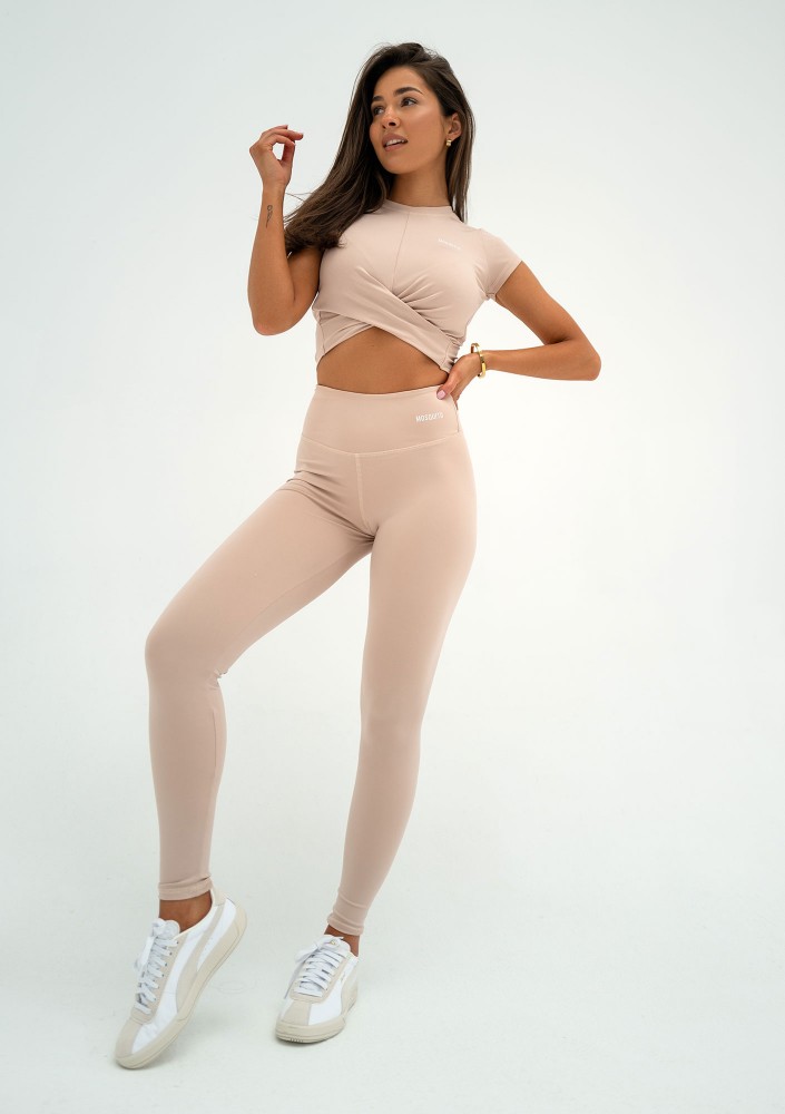 Hi Pure - Smooth beige leggings