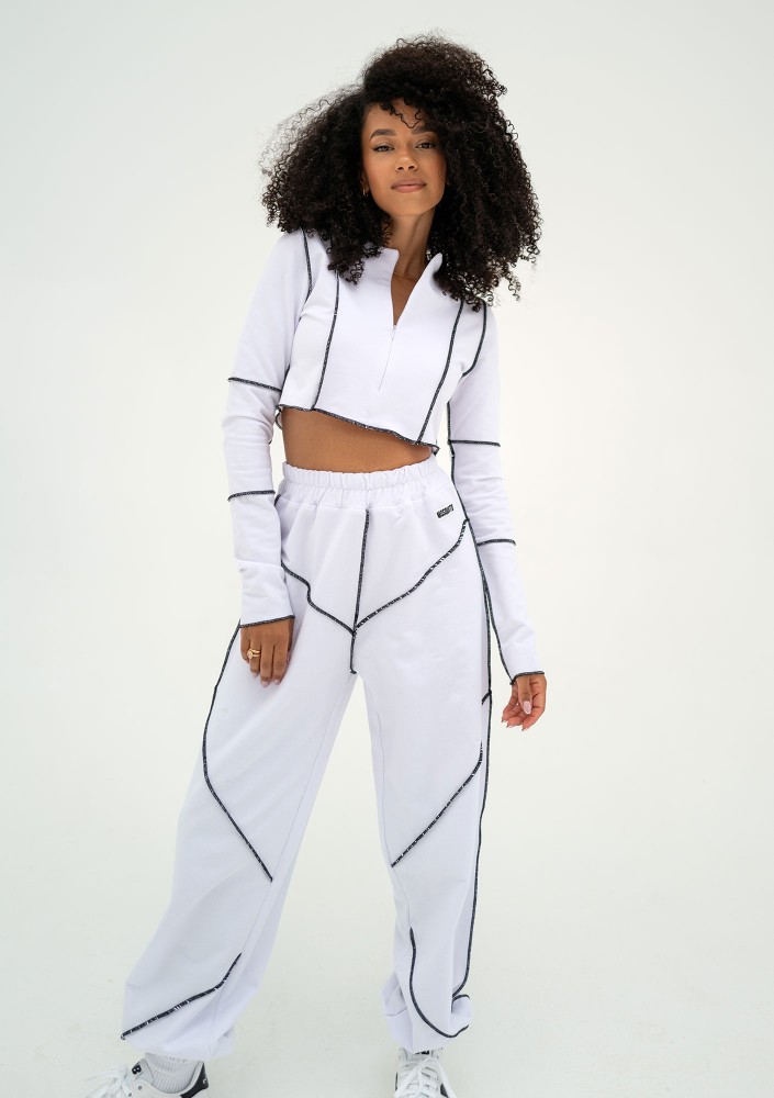 Jett - Short white sweatshirt