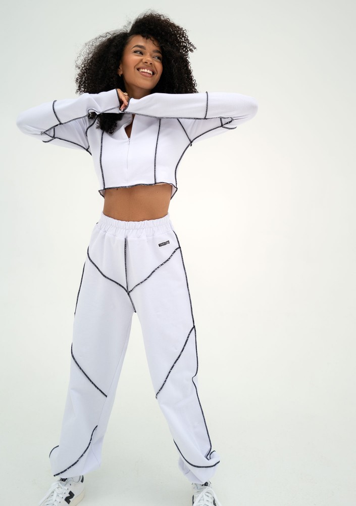 Jett - Short white sweatshirt