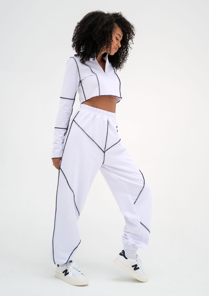 Jett - Short white sweatshirt