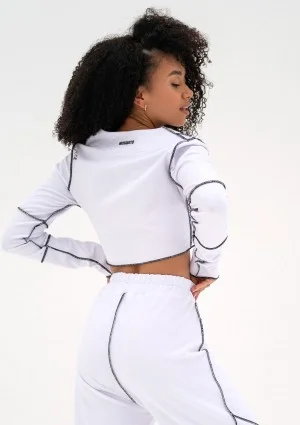 Jett - Short white sweatshirt