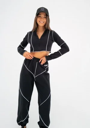 Jett - Short black sweatshirt