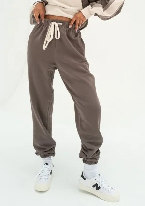 Fame - Sweatpants with strings Taupe
