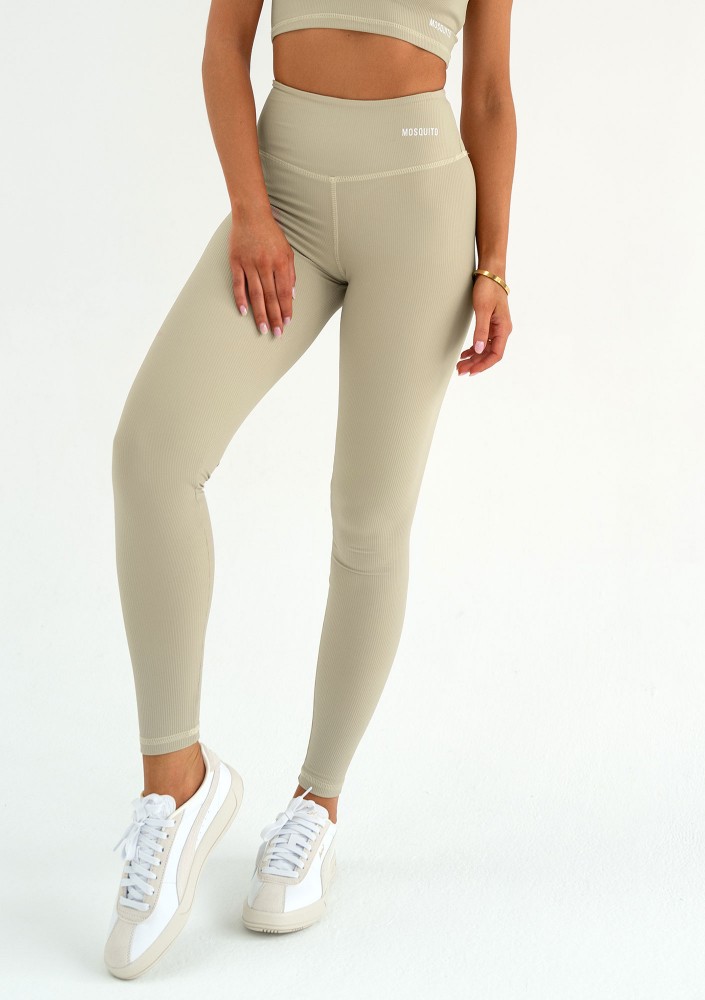 Hi Pure - Pistachio pinstriped leggings