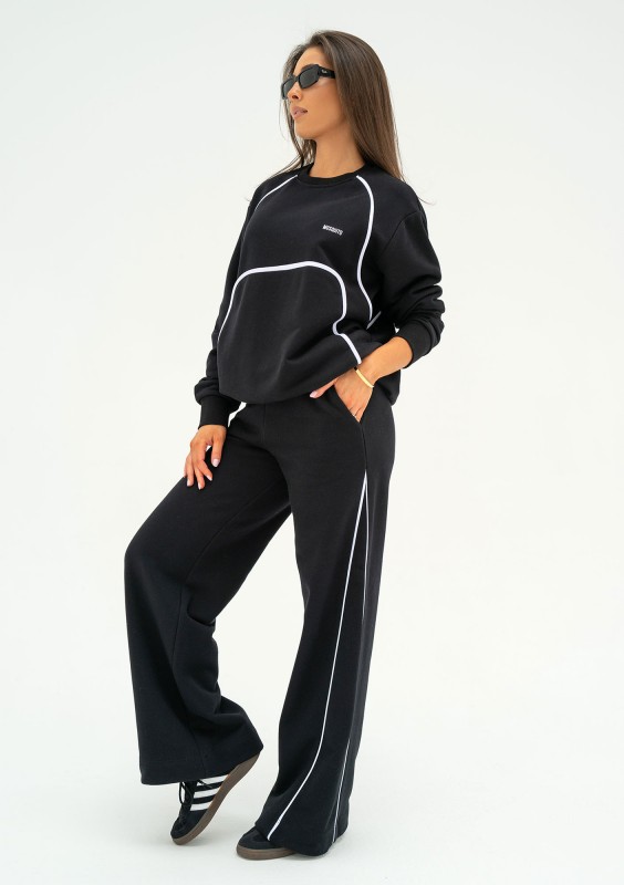 Cush - Sweatpants with trims Black