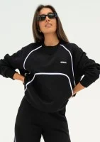 Cush - Black sweatshirt with trims