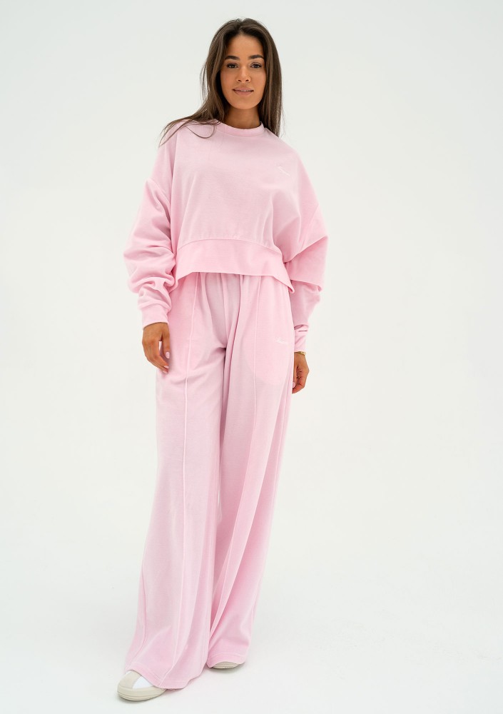 Costa Velvet - Bluza velvet Pastel Pink