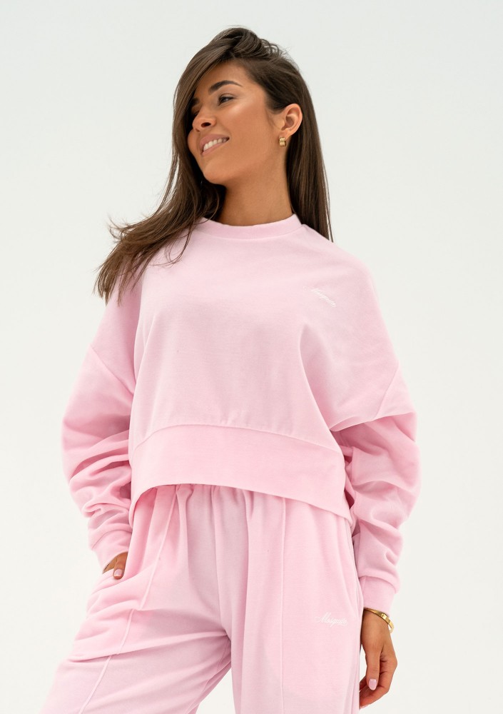 Costa Velvet - Bluza velvet Pastel Pink