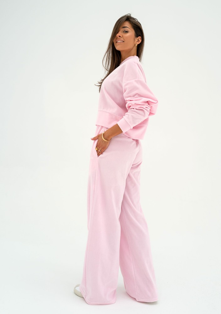 Costa Velvet - Bluza velvet Pastel Pink
