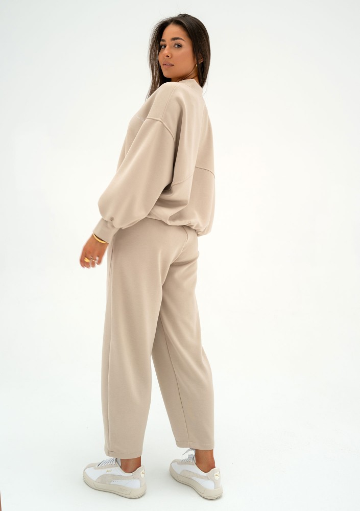 Ollie - Bluza z wiskozą Beige