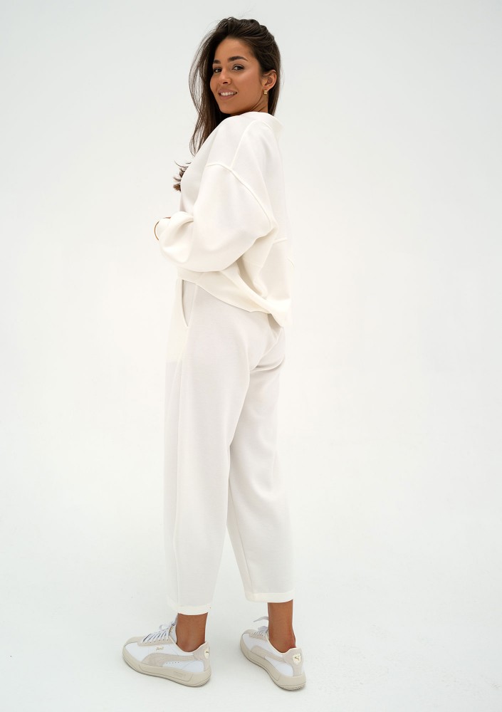 Ollie - Ecru rayon sweatshirt