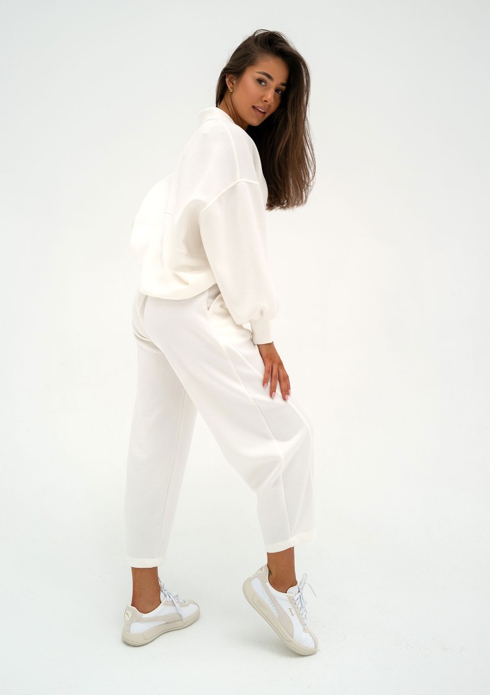 Ollie - Ecru rayon sweatshirt