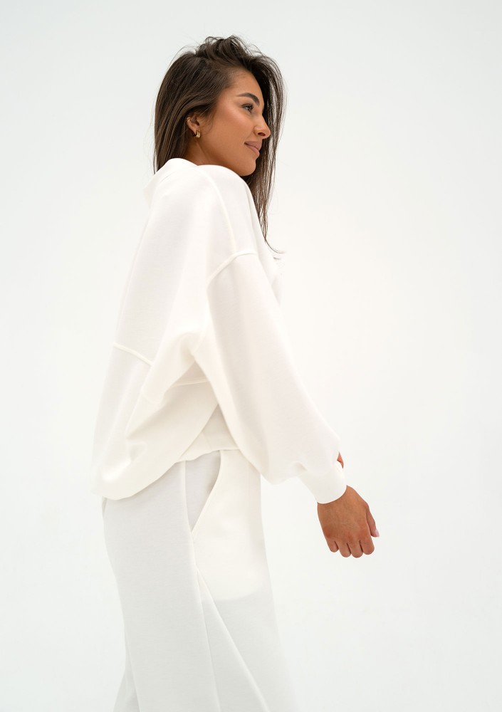 Ollie - Ecru rayon sweatshirt