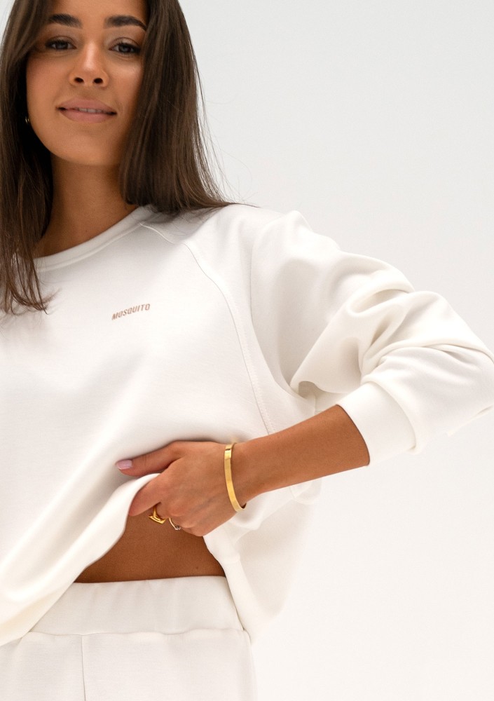 Shanti - Bluza z wiskozą Ecru