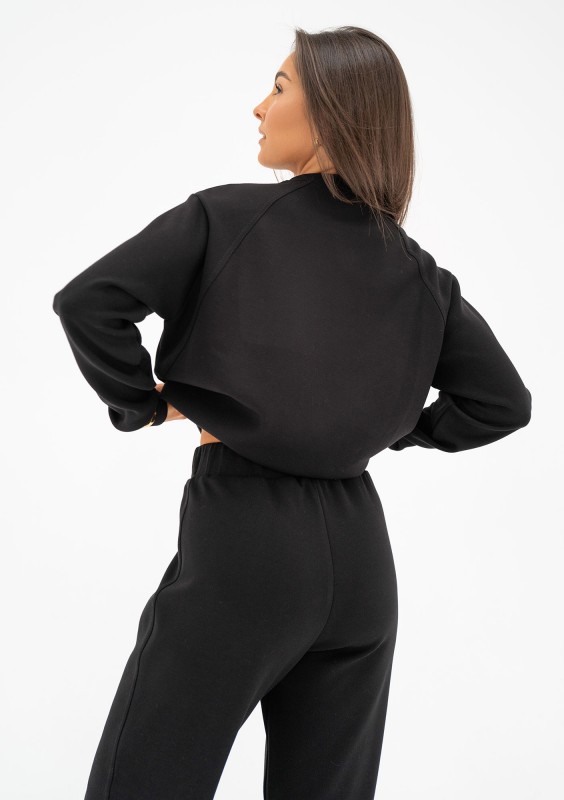 Shanti - Black rayon sweatshirt