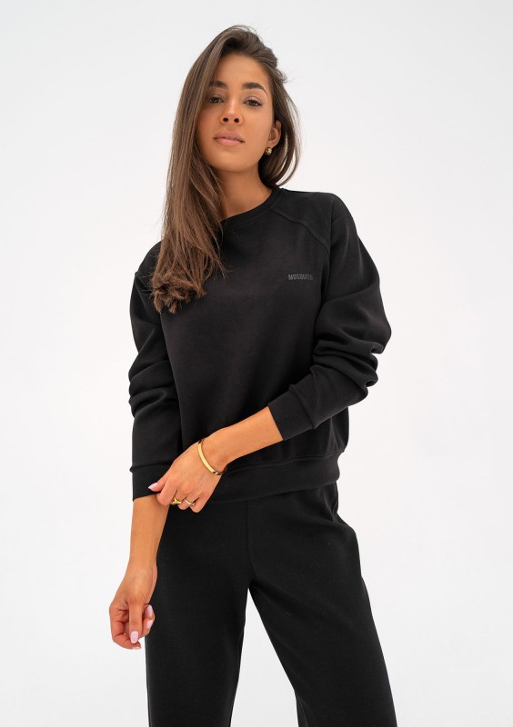 Shanti - Black rayon sweatshirt