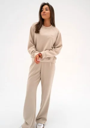 Shanti - Beige rayon sweatshirt