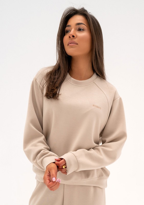Shanti - Bluza z wiskozą Beige