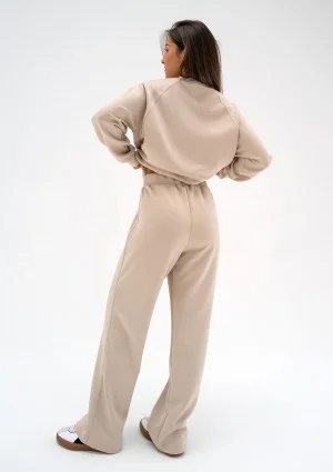 Shanti - Beige rayon sweatshirt