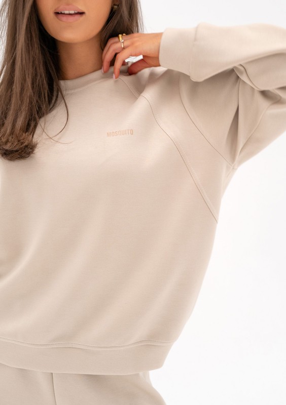 Shanti - Bluza z wiskozą Beige