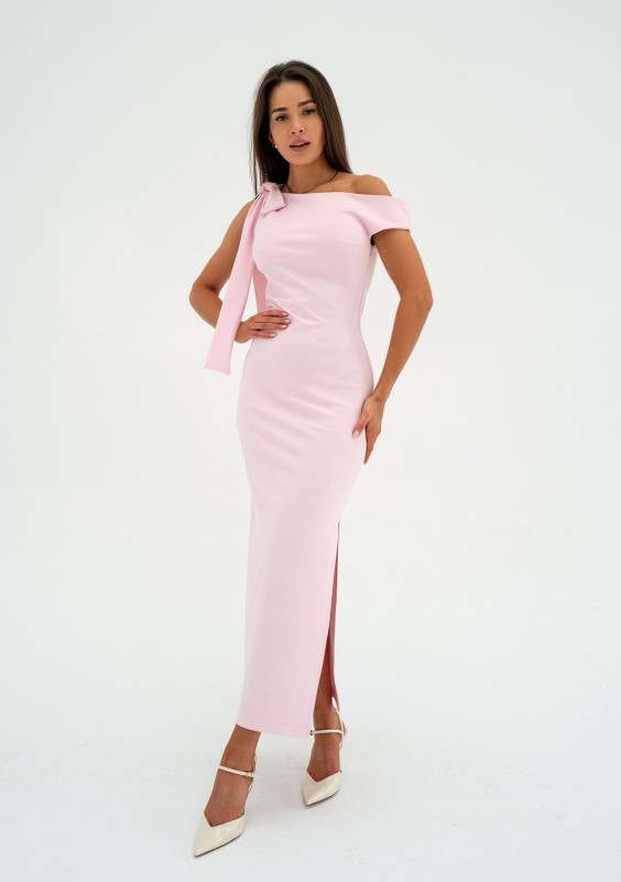 Chiara - Powder pink maxi dress