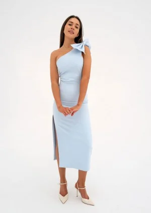 Evia - Light blue midi dress