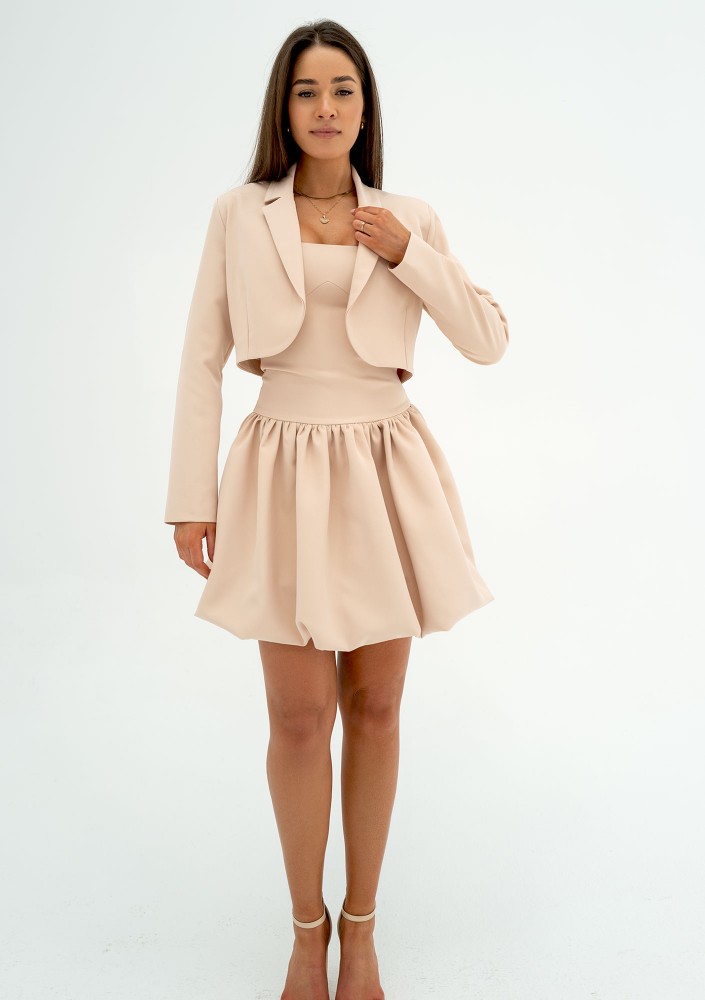 Iris - Beige short blazer