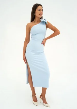 Evia - Light blue midi dress