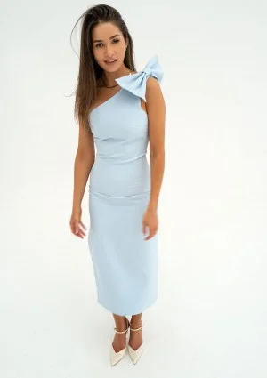 Evia - Light blue midi dress