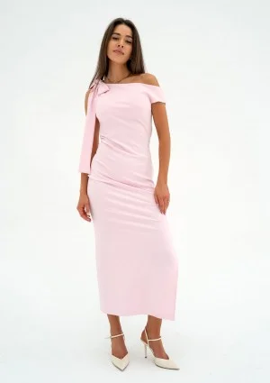 Chiara - Powder pink maxi dress