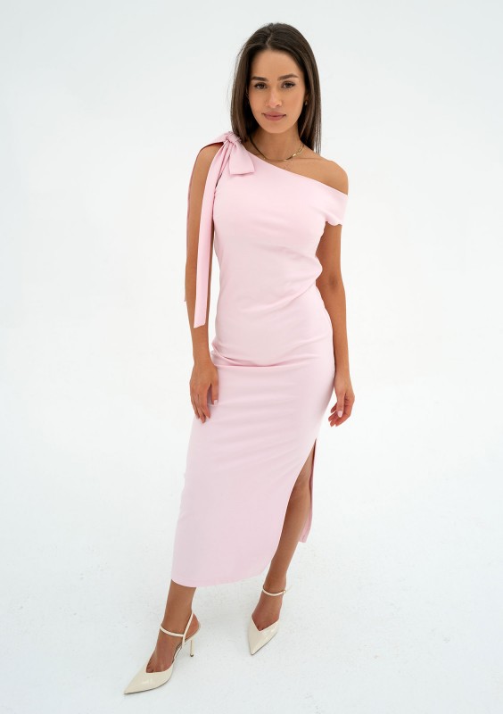 Chiara - Powder pink maxi dress