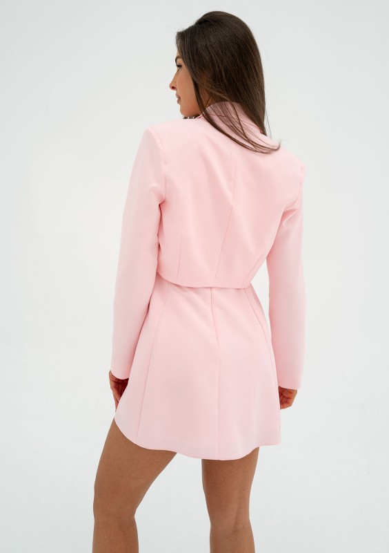 Iris - Powder pink short blazer