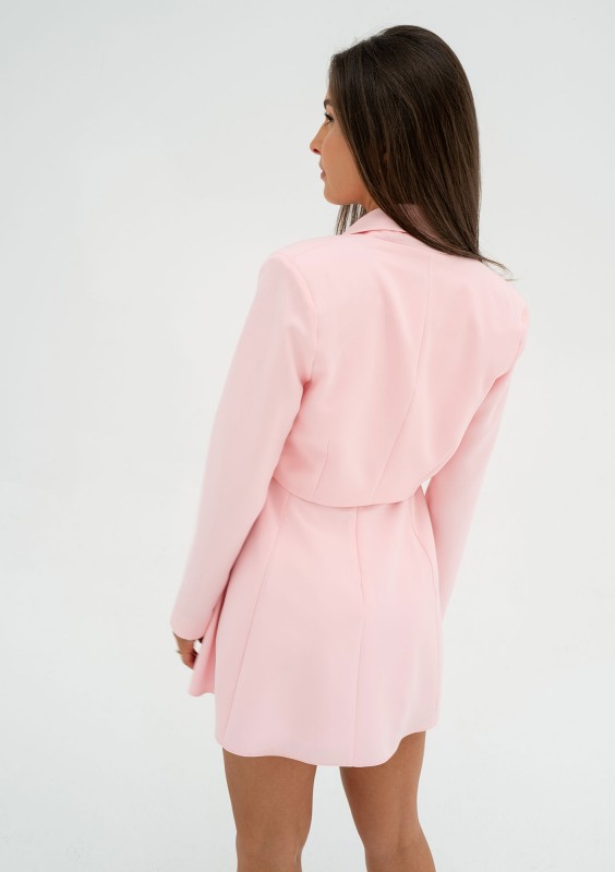 Iris - Powder pink short blazer