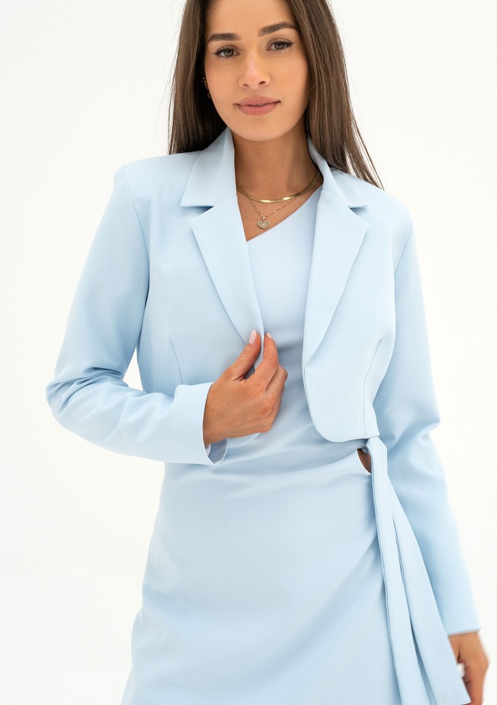 Iris - Light blue short blazer