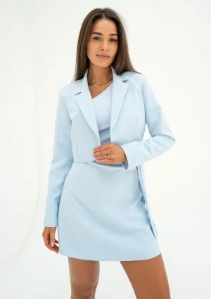 Iris - Light blue short blazer