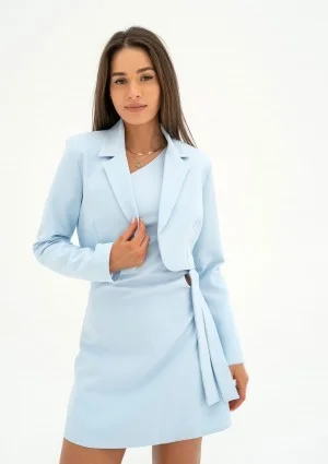 Iris - Light blue short blazer
