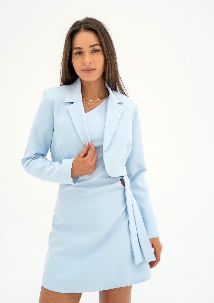 Iris - Light blue short blazer