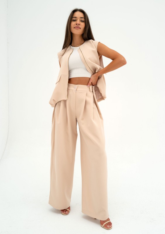 Azari - Beige trousers
