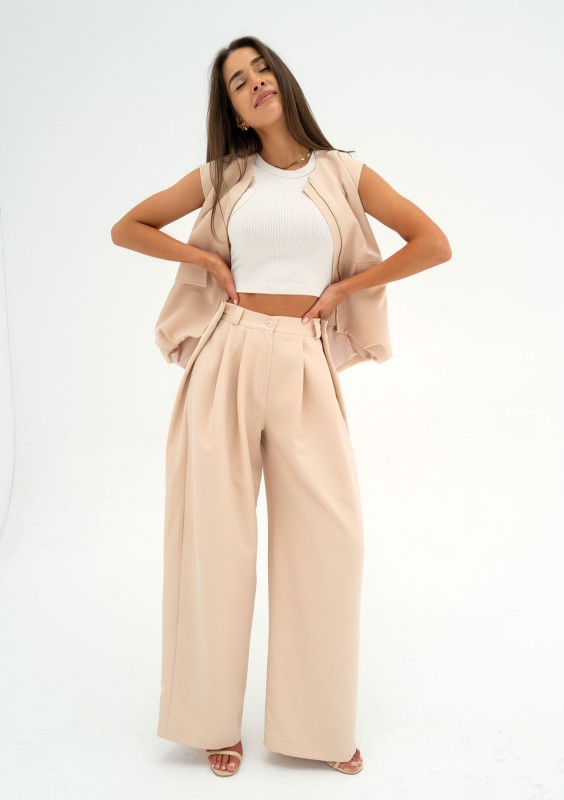 Azari - Beige trousers