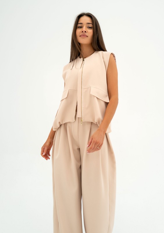 Nyla - Kamizelka Beżowa