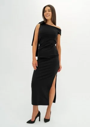 Chiara - Black maxi dress