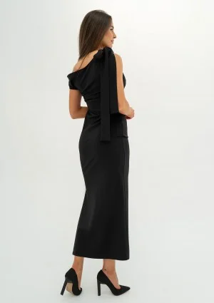 Chiara - Black maxi dress