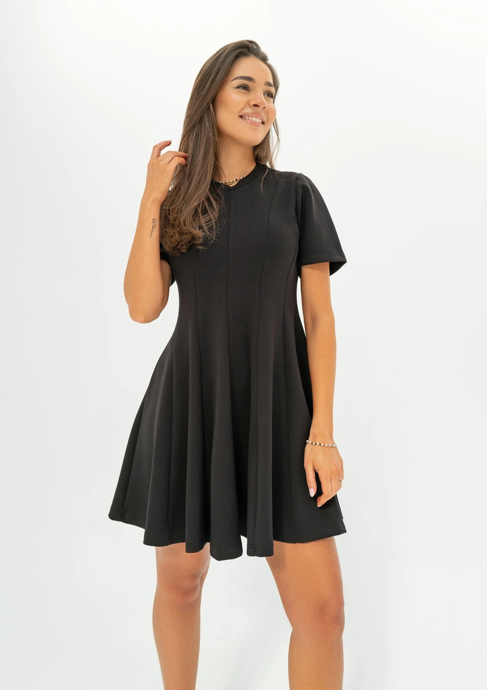 black pleated maxi dress Sandra — Halter Maxi Size:8P #finalsale YWDJ Dresses for Women